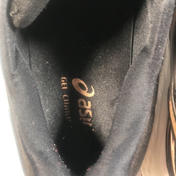 Asics Gel Cumulus 21 Running Shoes Black and Rose Gold Womens Size 6.5 - Picture 8 of 11